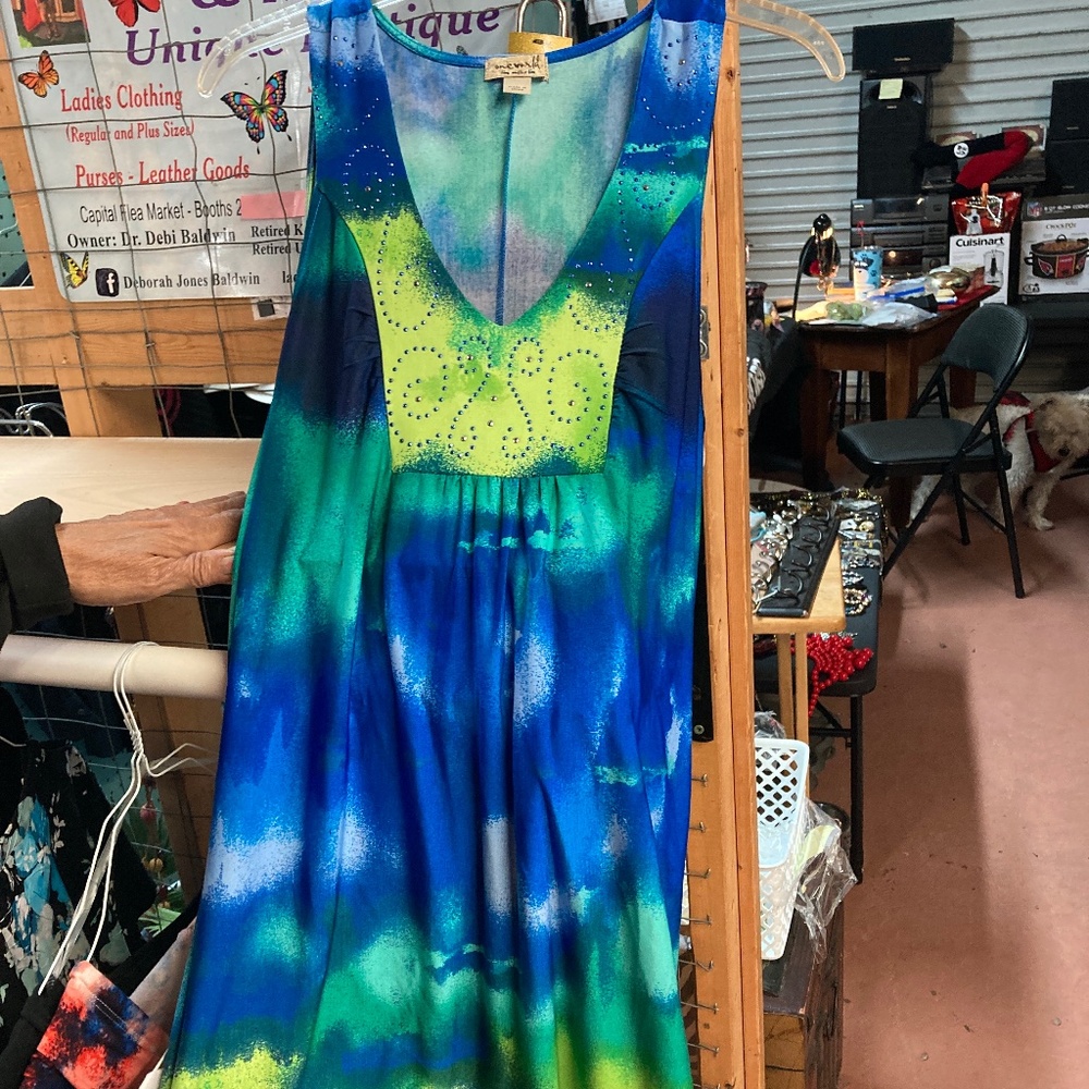 One World tye dye dress